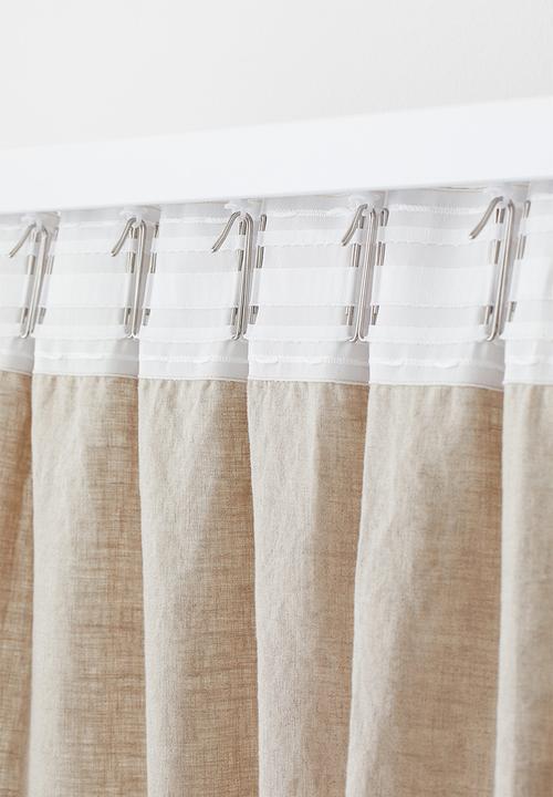 H&M - 10 Pack curtain hooks - silver-coloured