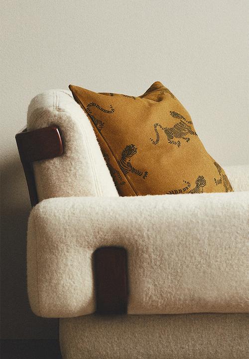 H&M - Patterned cushion cover - yellow