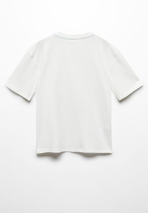 MANGO - T-shirt esen1 - neutral