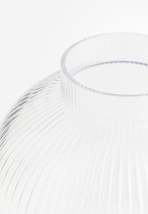 H&M - Glass vase - transparent