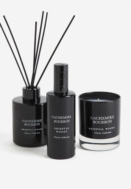 H&M - Scented candle in glass holder - black