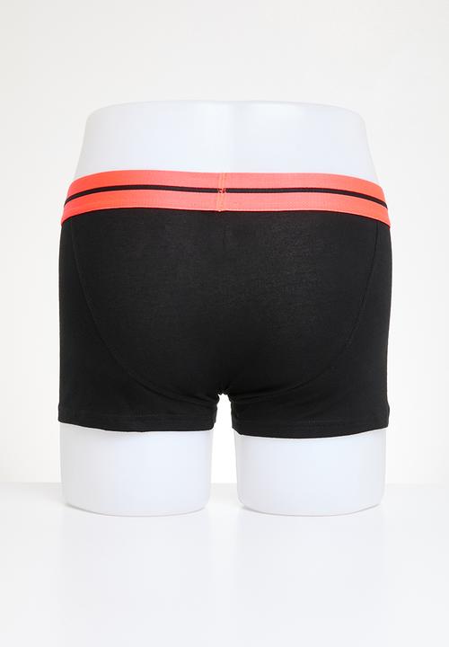 Superdry. - Trunk Triple Pack - black & orange