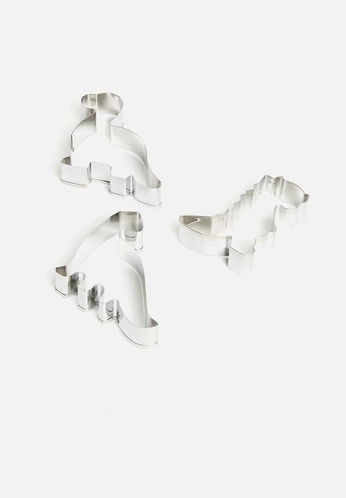 Excellent Houseware - Dino baking set - yellow & silver