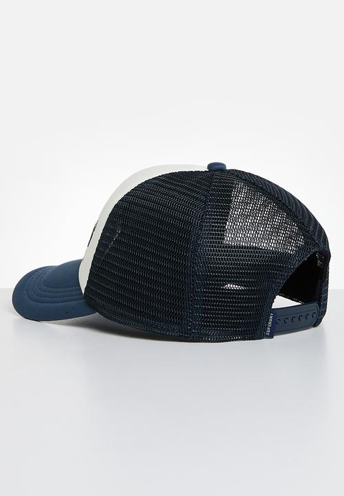 Superdry. - Vintage Trucker Cap  - Off White & Blue Bottle