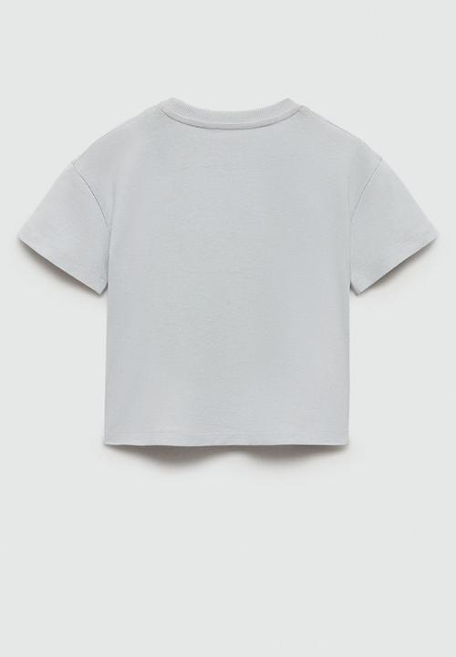 MANGO - T-shirt under - light/pastel blue