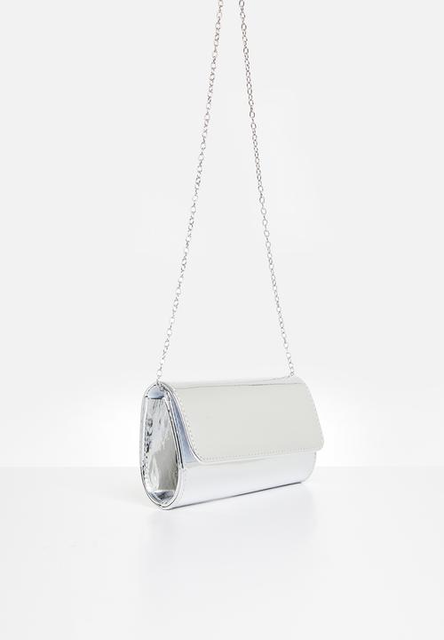 MILLA - Nia clutch bag-silver