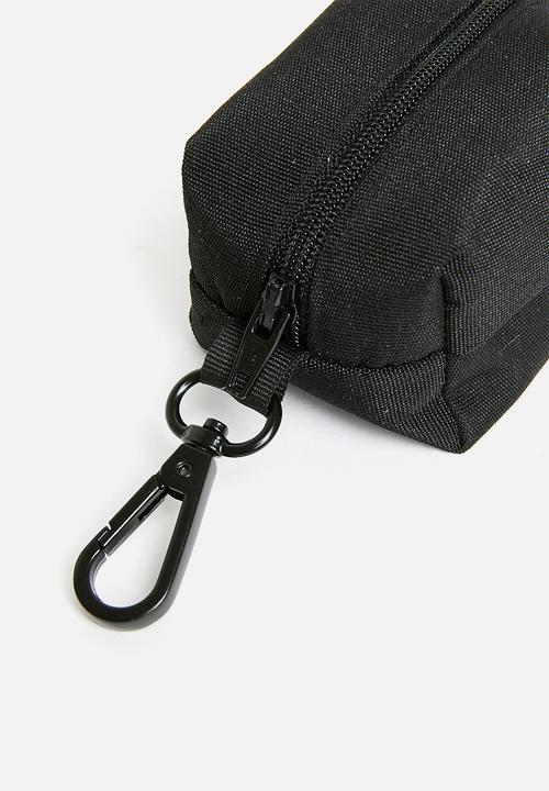 Houndstooth - Clip on Bag Holders - black