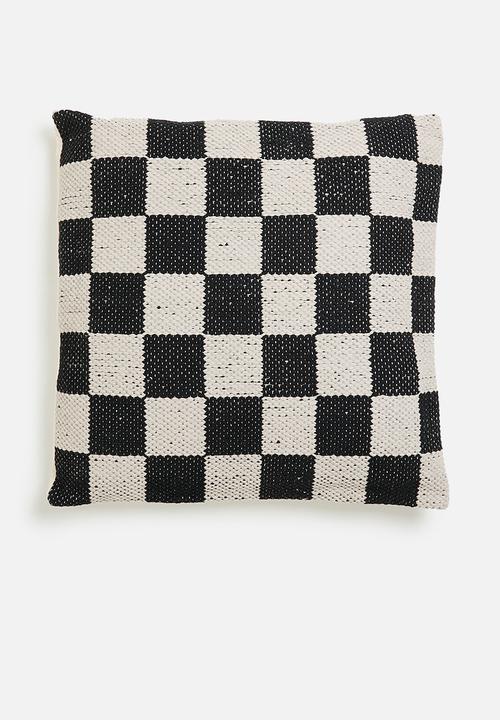 H&S - Check out floor cushion - black