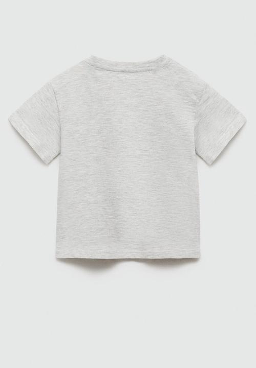 MANGO - T-shirt shark - light/pastel gray