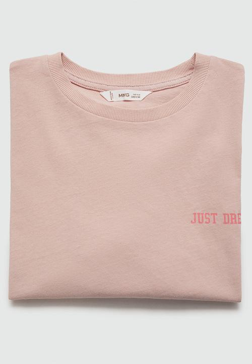 MANGO - T-shirt skate - pink