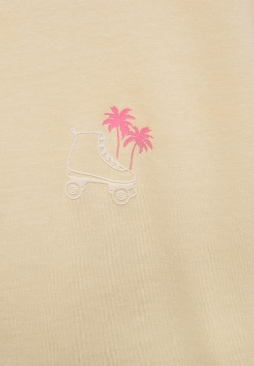 MANGO - T-shirt skate - yellow
