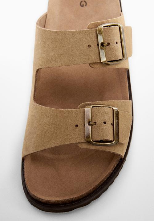 MANGO - Sandals bio - sand