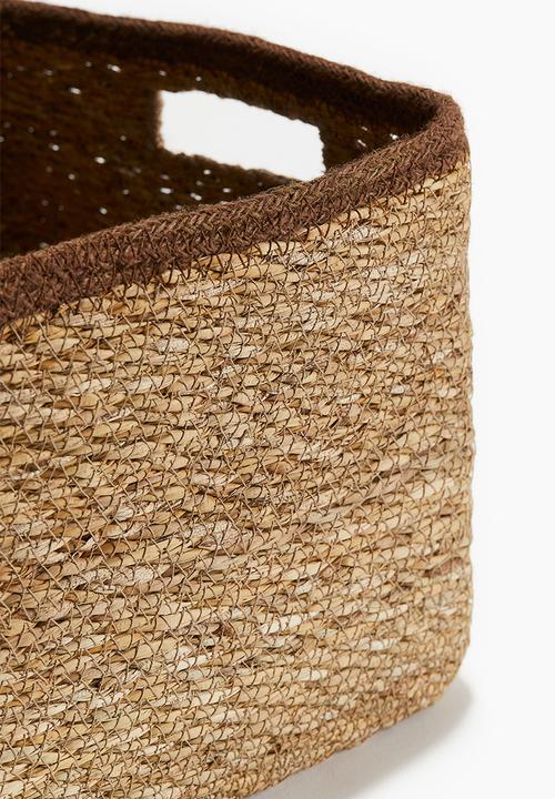 H&M - Seagrass storage basket - beige,multi