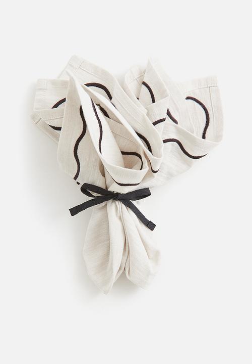 H&M - 2-pack napkins - beige