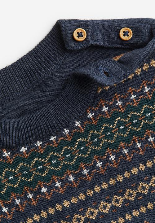 H&M - Jacquard-knit jumper - blue