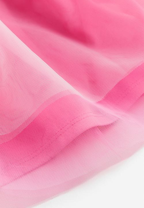 H&M - Printed tulle dress - pink