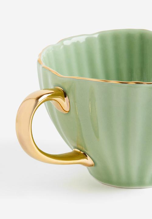 H&M - Porcelain cup - Light green