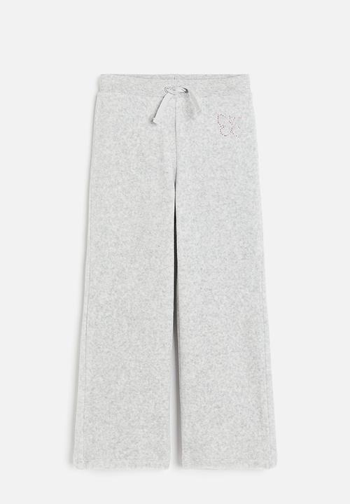H&M - Velour trousers - grey