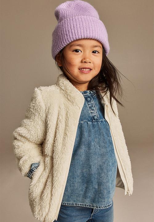 H&M - Pile jacket - white