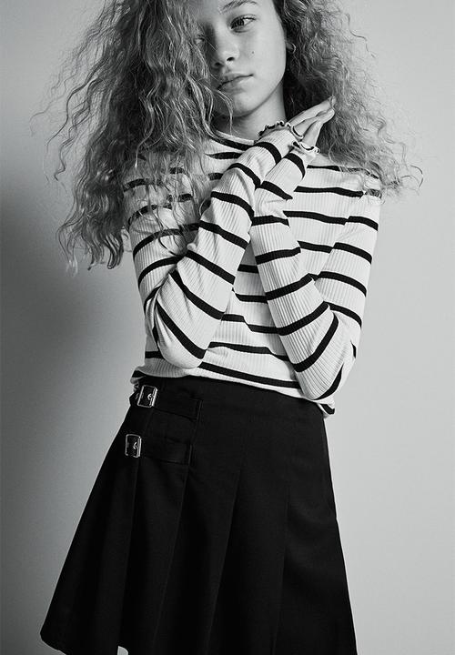 H&M - Pleated skirt - black