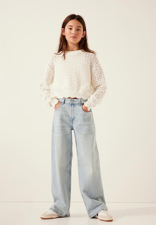 H&M - Pointelle-knit jumper - white