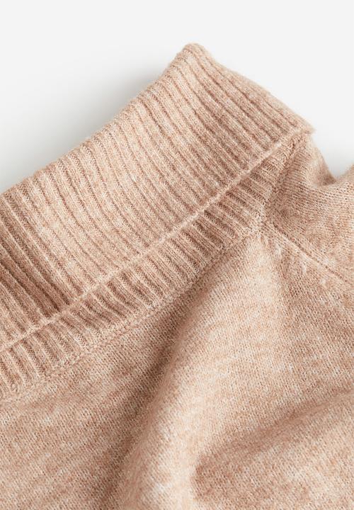 H&M - Off-the-shoulder jumper - beige
