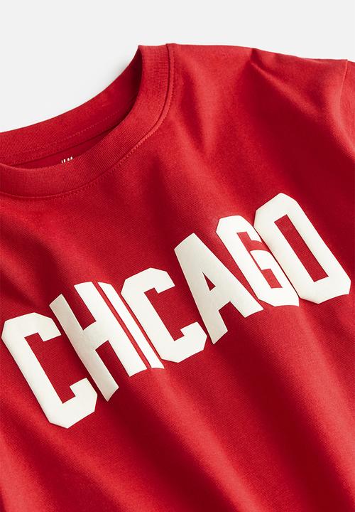 H&M - Cotton jersey t-shirt - red