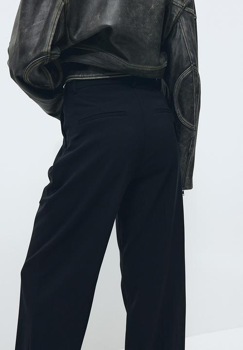 H&M - Wide trousers - black