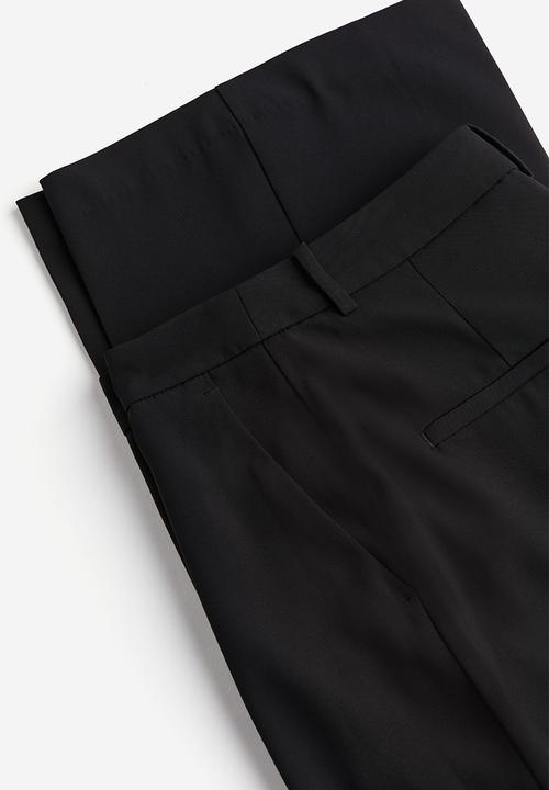H&M - Straight trousers - black