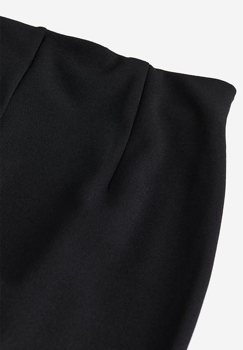 H&M - Tailored jersey trousers - black