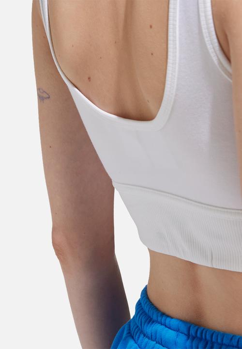 adidas Originals - Trefoil bra - white
