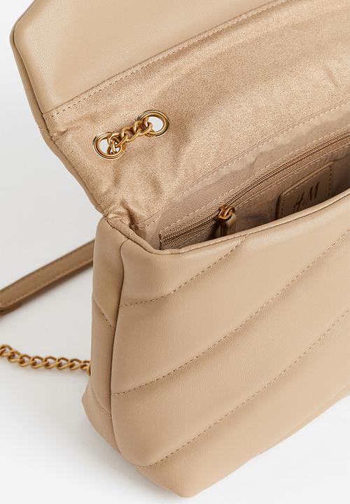 H&M - Quilted shoulder bag - beige