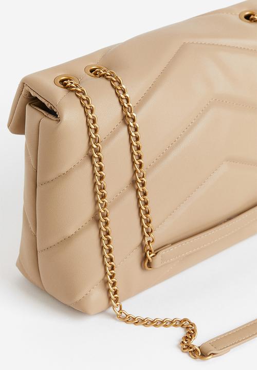 H&M - Quilted shoulder bag - beige