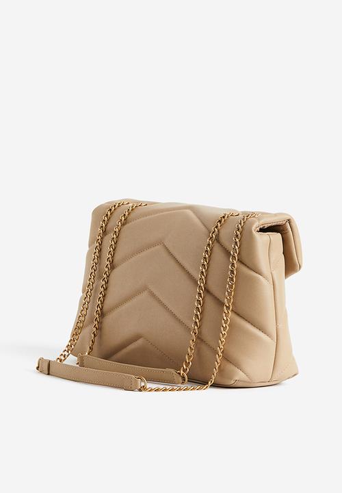 H&M - Quilted shoulder bag - beige