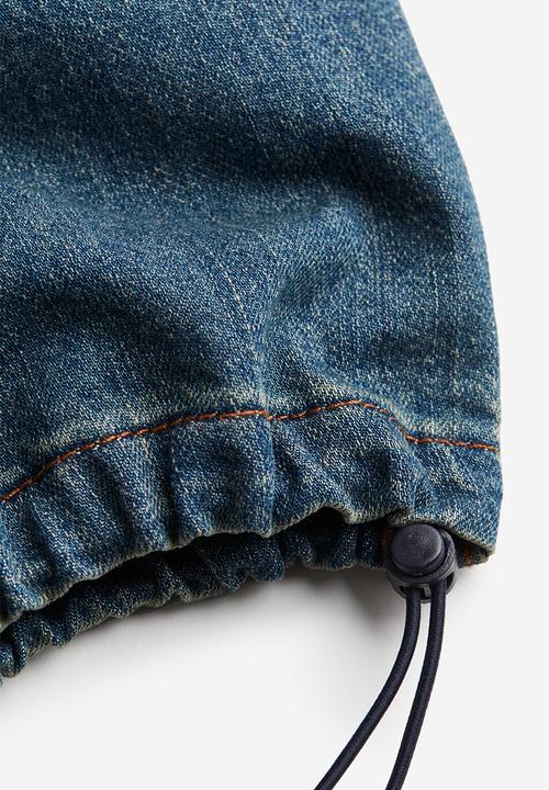 H&M - Denim parachute trousers - blue