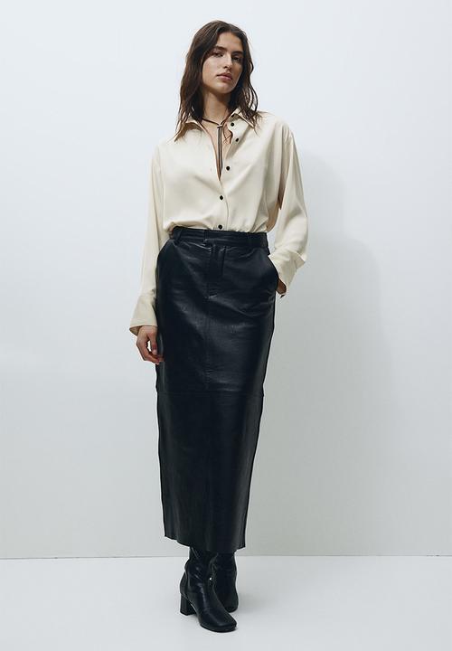 H&M - Twill blouse - beige 