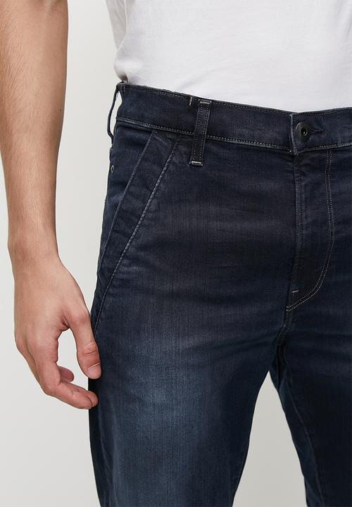 G-STAR - Kairori 3D Slim Plateau superstretch - worn in mascarene blue