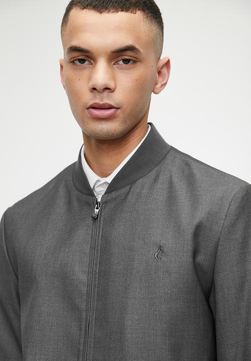 POLO - Brazen slim fit bomber jacket - grey