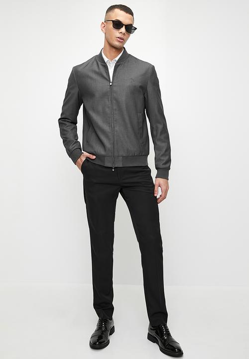 POLO - Brazen slim fit bomber jacket - grey