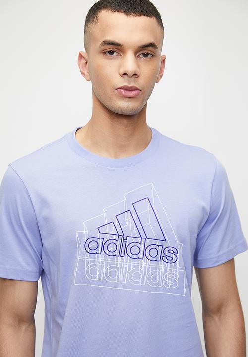 adidas Performance - Tech BOS tee - blue spark