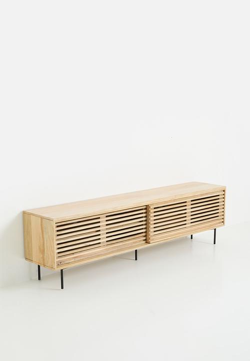 SF Collection - Wood TV Unit - Natural