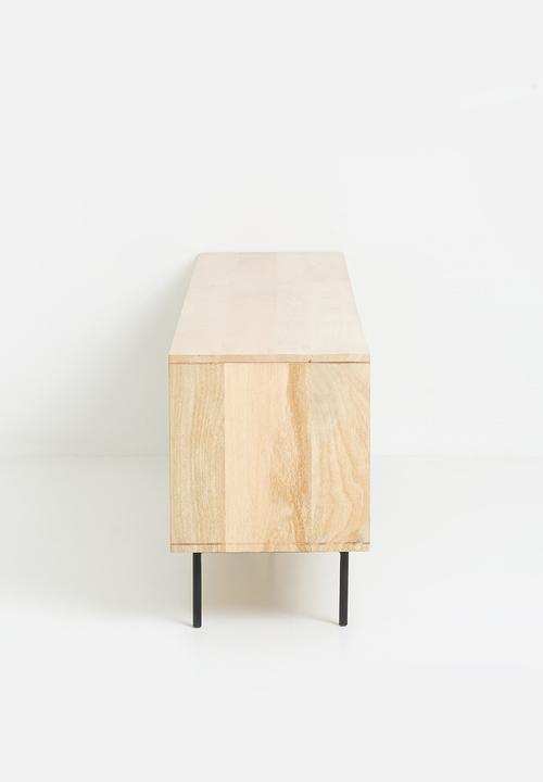 SF Collection - Wood TV Unit - Natural