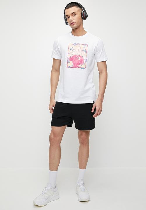adidas Performance - Doodle tee - white