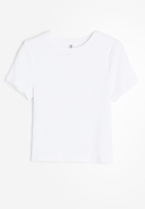 Fitted t-shirt - white - 1210630002