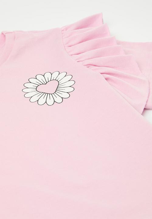 Pop Candy - Frill tee & legging set - pink