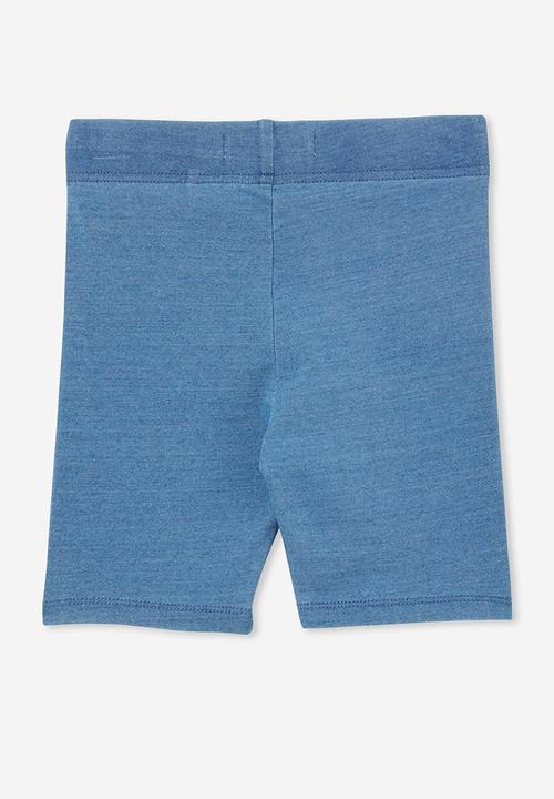 Cotton On - Hailey bike short - mid wash