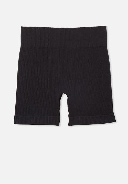 Cotton On - Isla seamless bike short - black