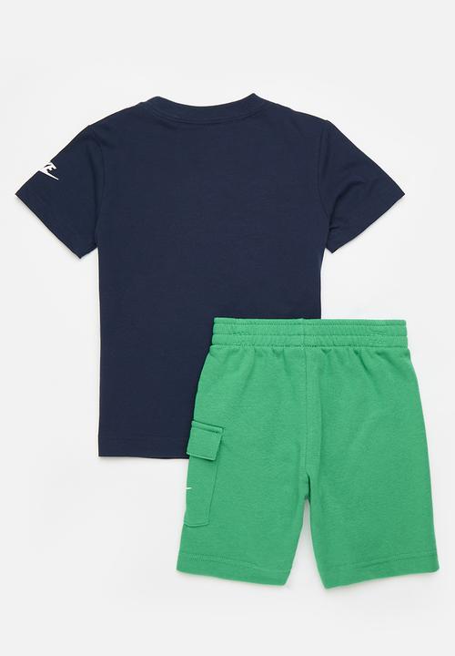Nike - Nkb b nsw hbr cargo short set - stadium green
