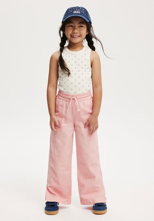 Cotton On - Kirsty wide leg jean - orange coral