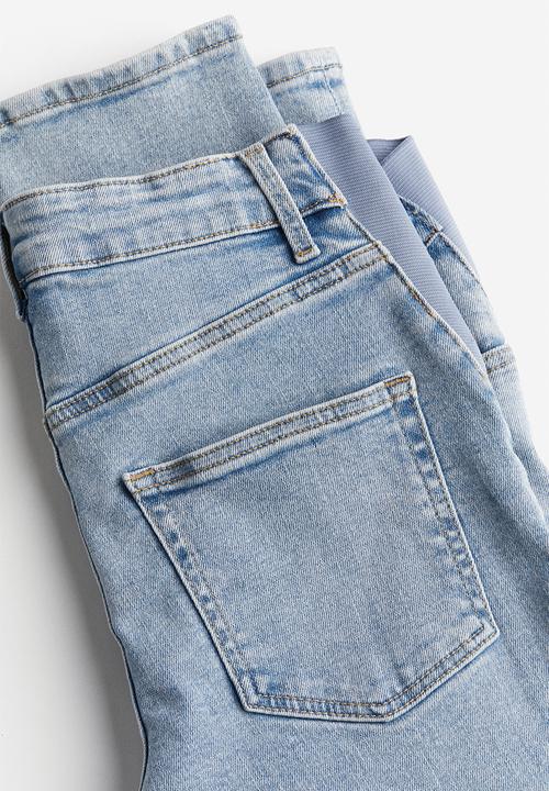 H&M - Mama slim low ankle jeans - blue